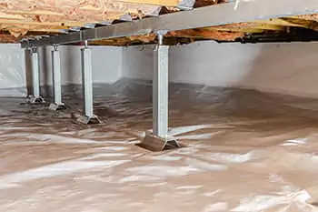 Crawl Space Support Posts and Jacks