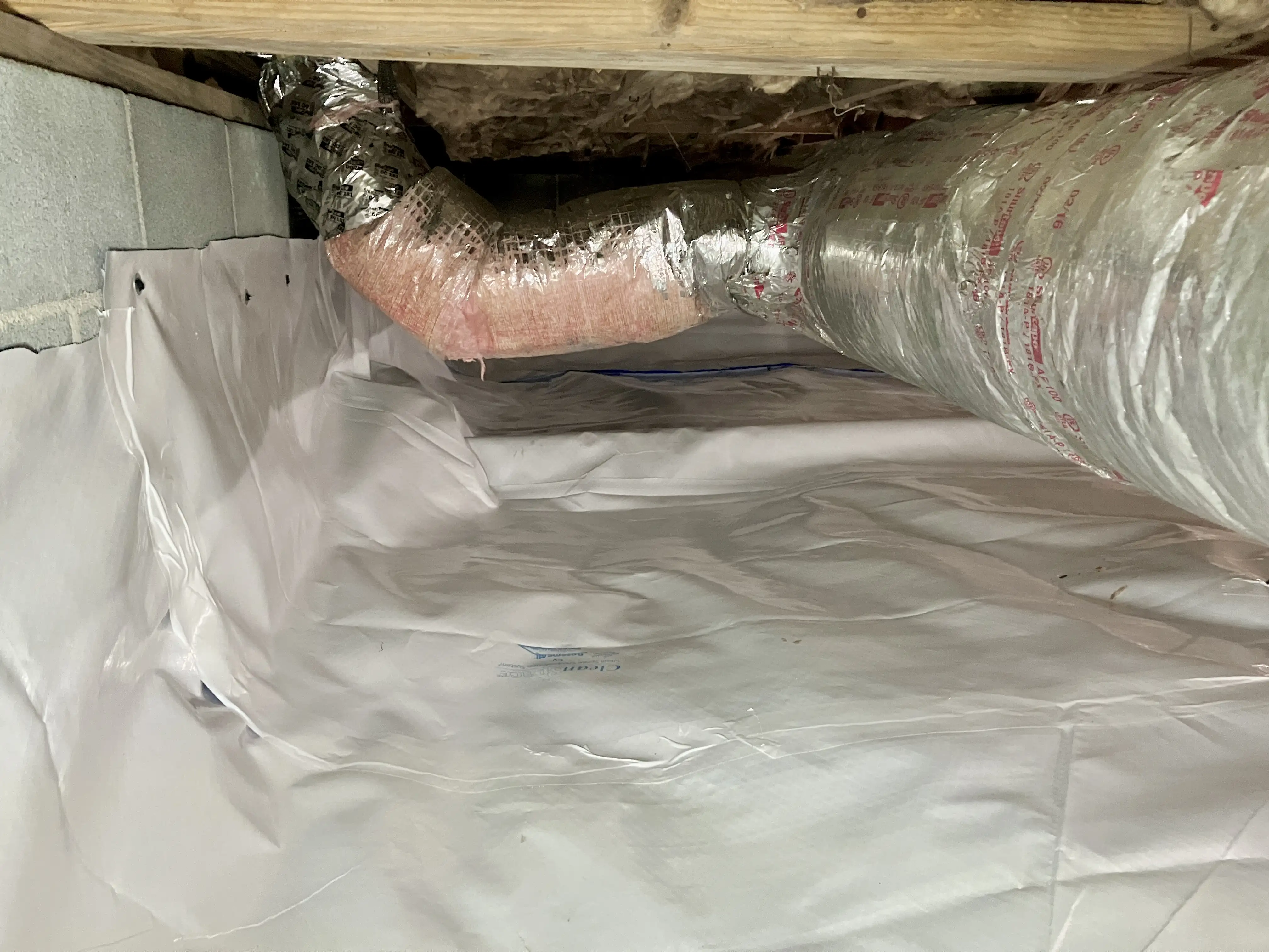 raynor crawlspace after