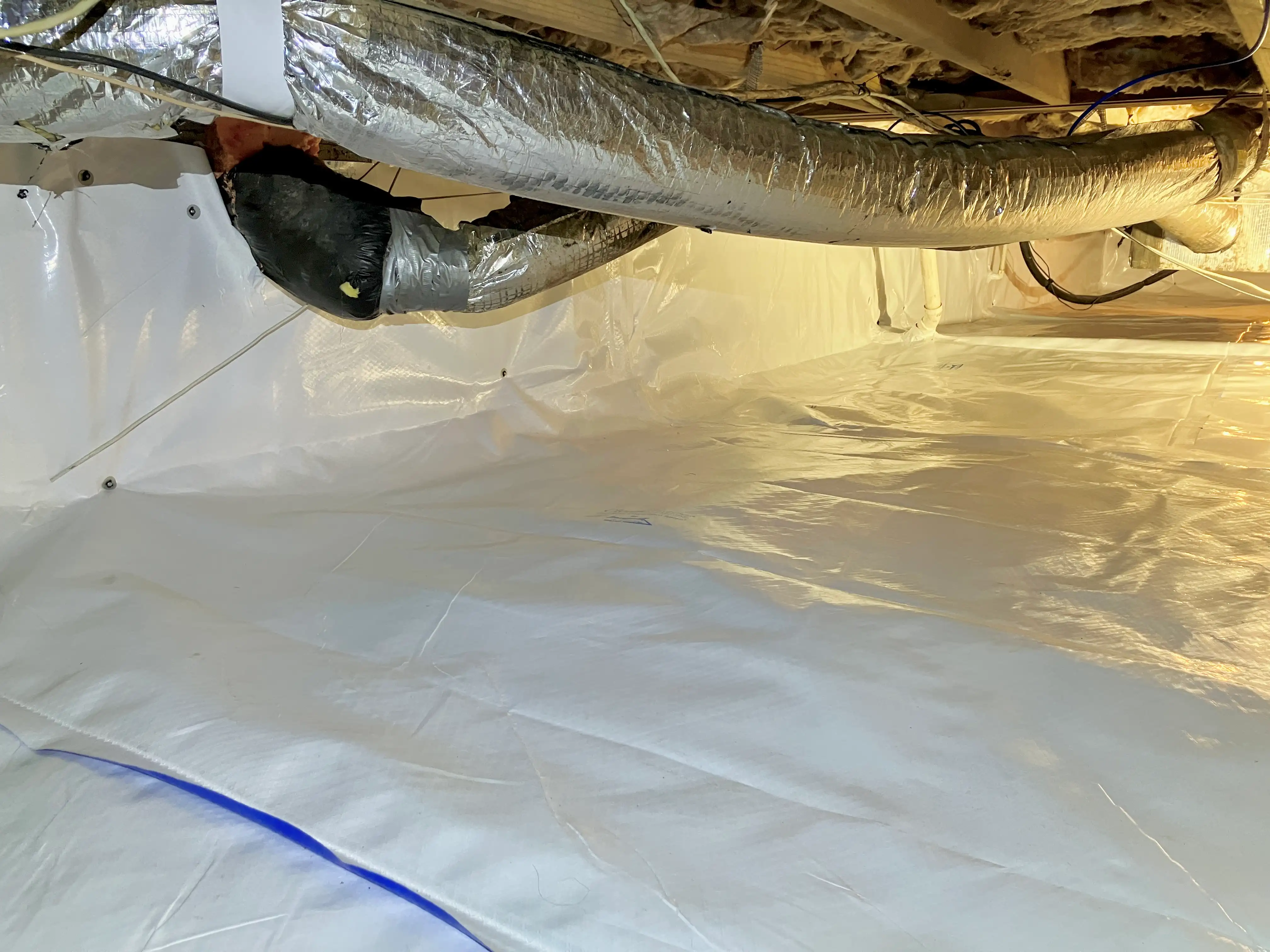 barnes crawlspace after