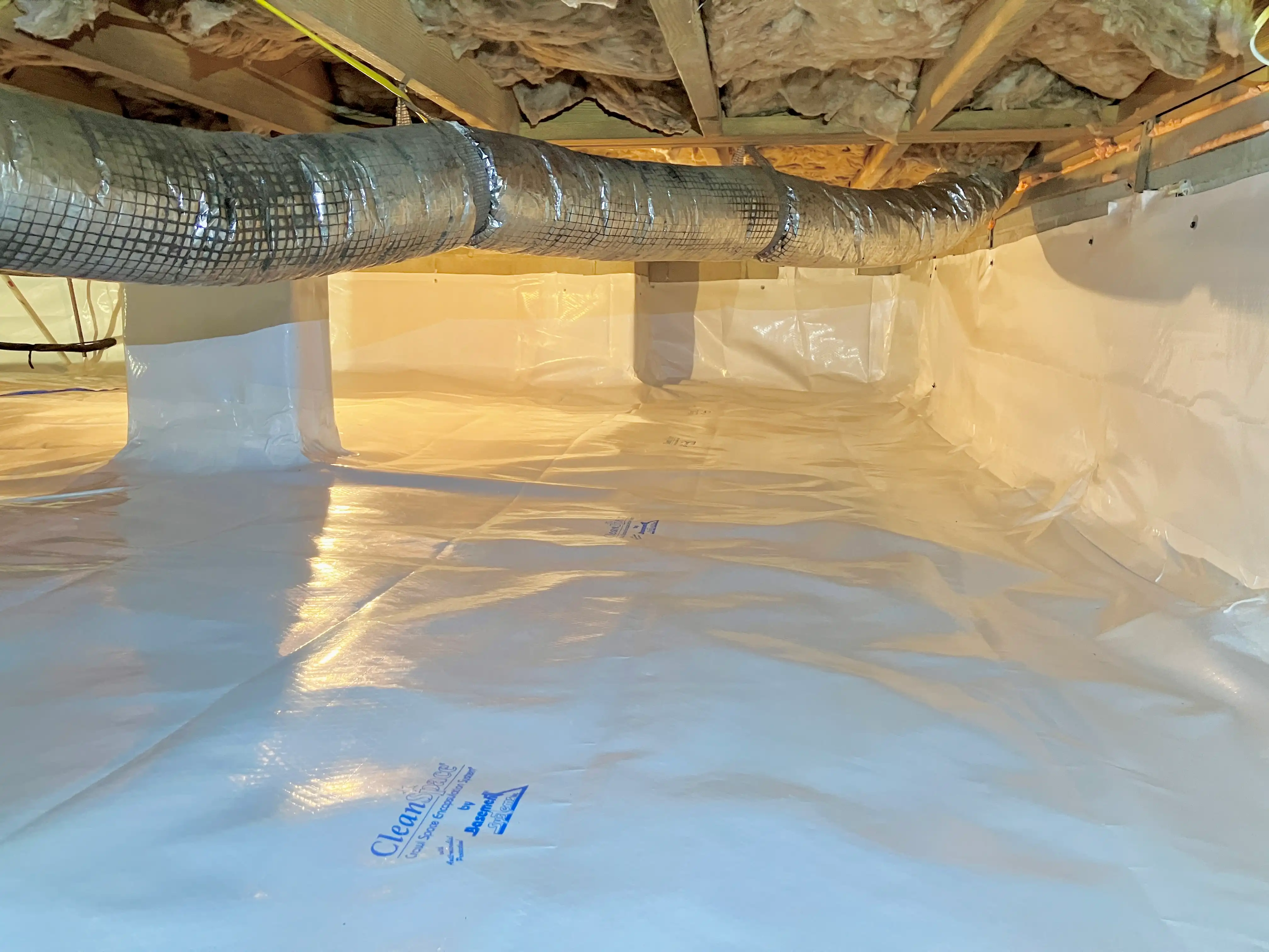 barnes crawlspace after
