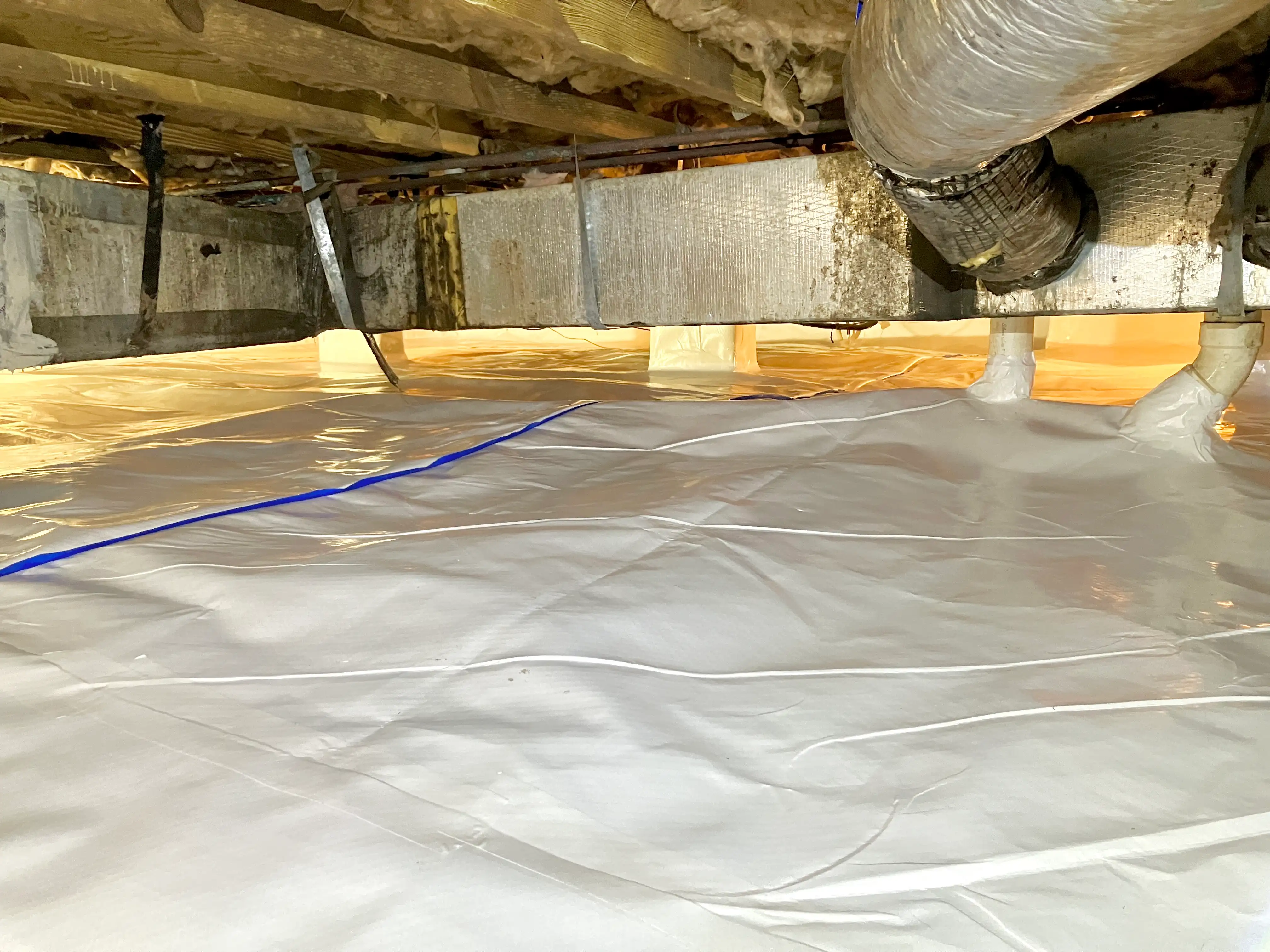 barnes crawlspace after