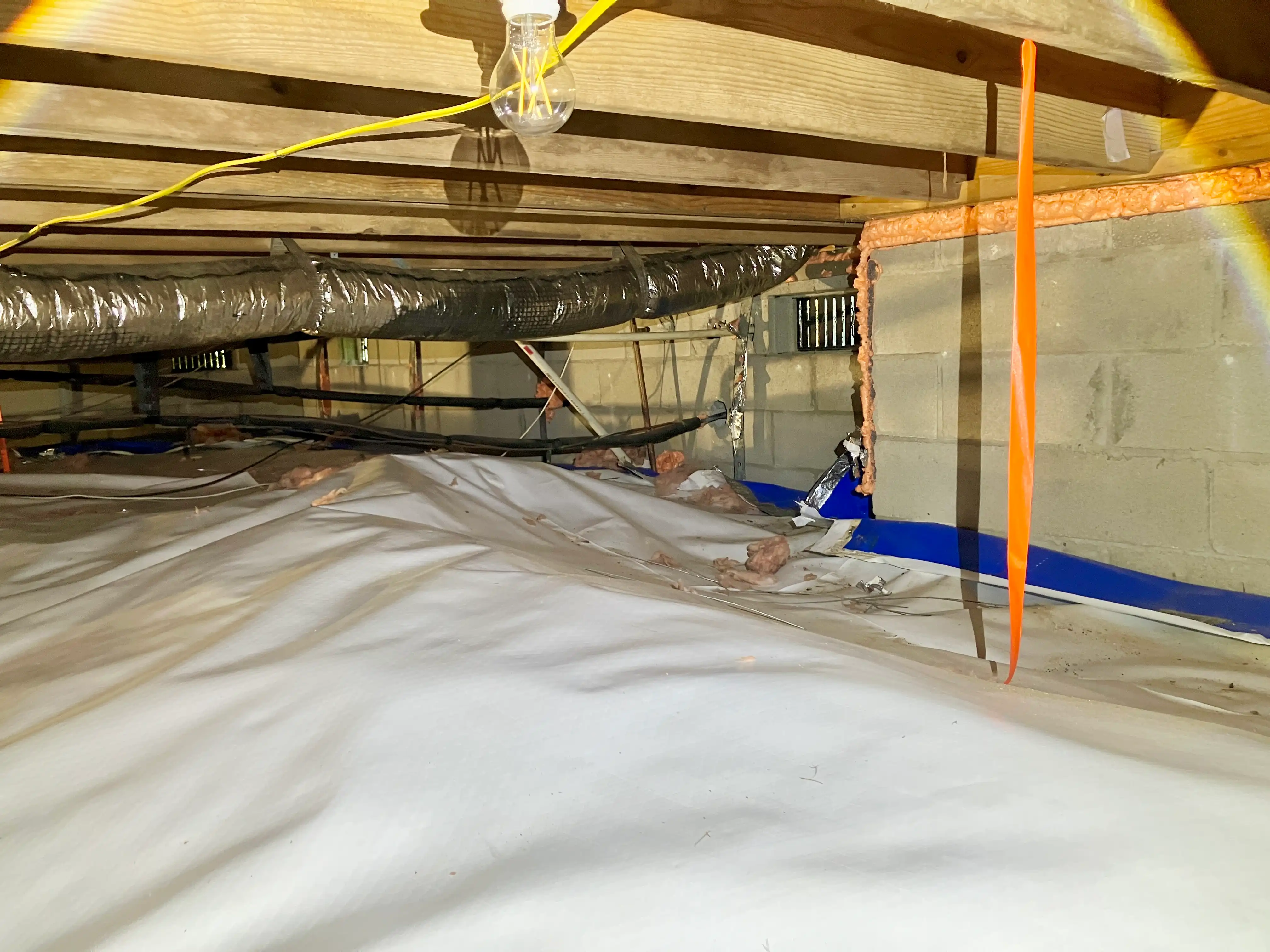 barnes crawlspace before