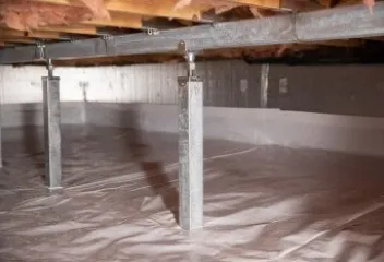 crawl space supports