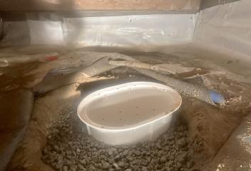 crawl space waterproofing