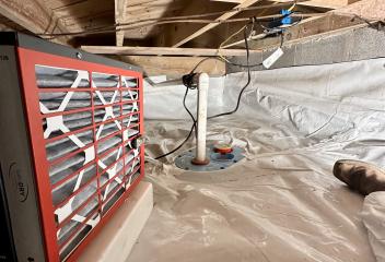 crawl space waterproofing