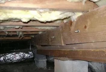 crawl space supports