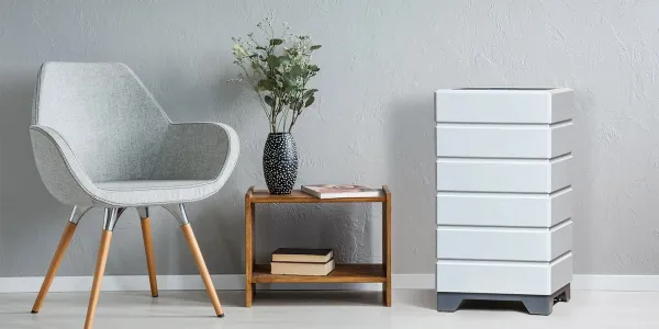 An Aspen Air Purifier in a room