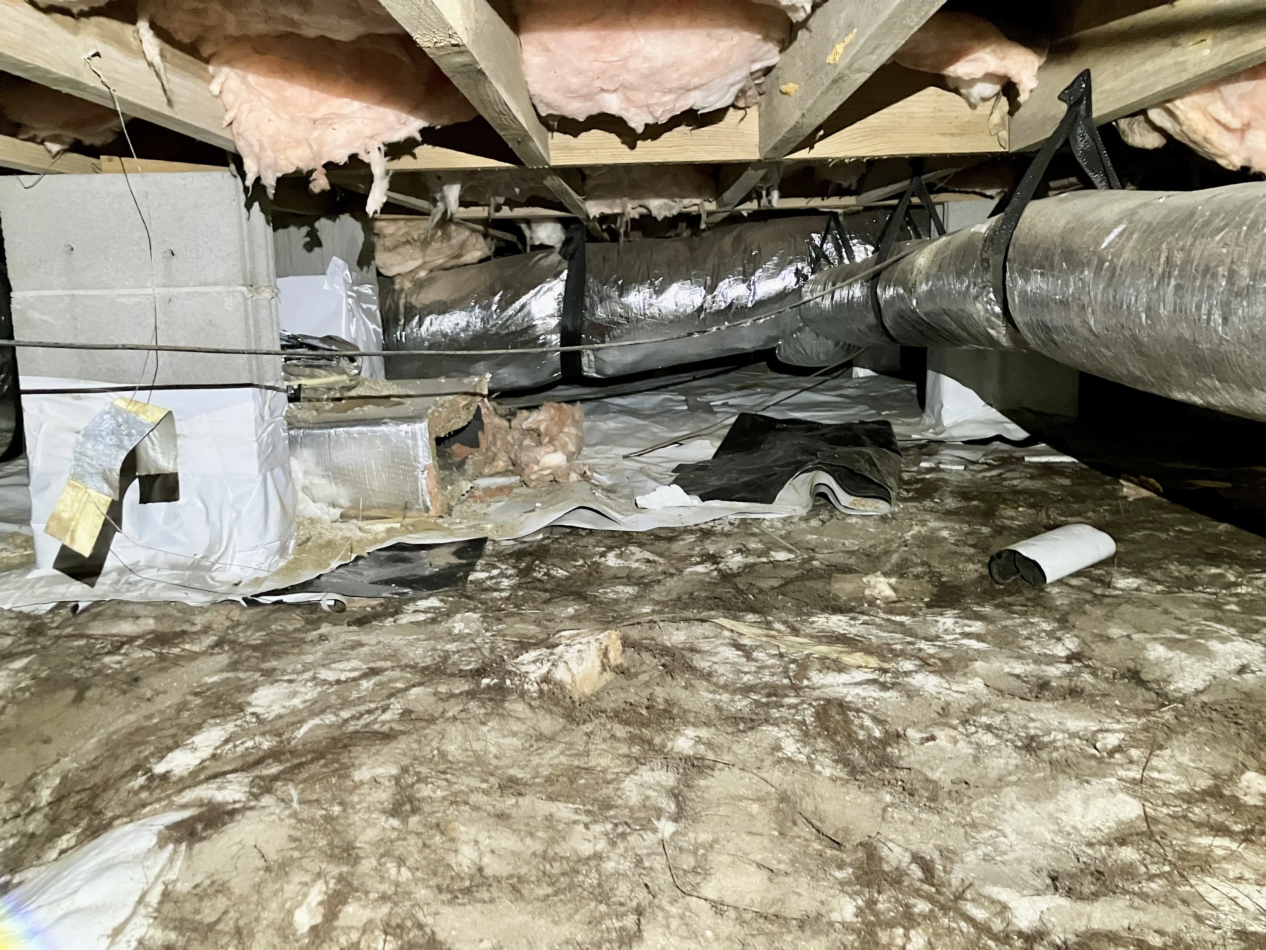 crawl space encapsulation before